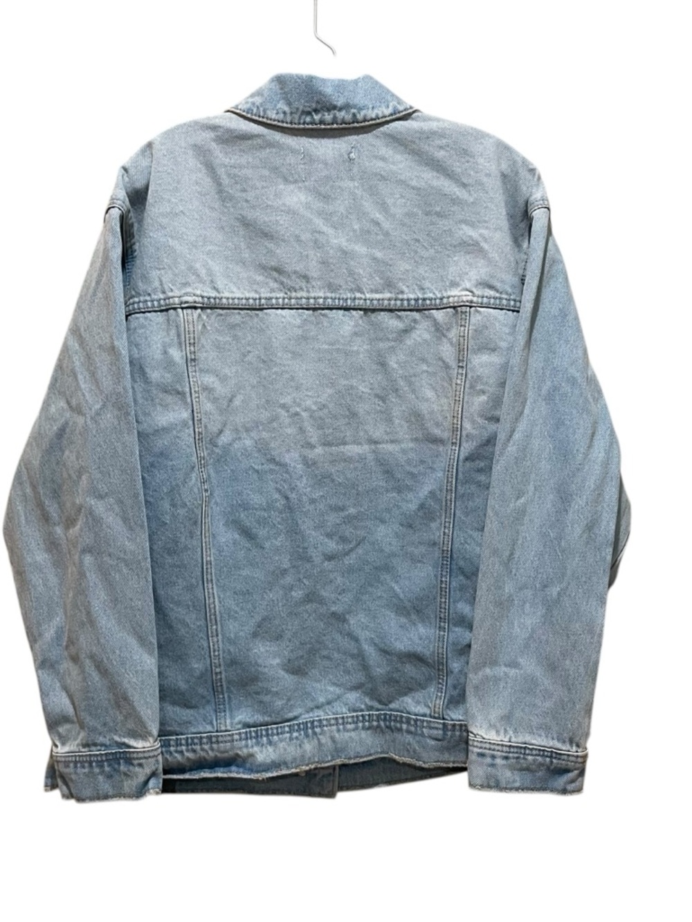 Universal Thread Denim Jacket Light Wash Blue Women Size XL Button Front Trucker - Picture 9 of 9